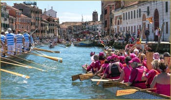 Vogalonga Venise : L'arrivée à Venise sur le canal de Cannaregio