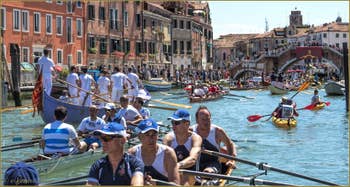 Vogalonga Venise : Sur le canal de Cannaregio