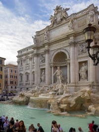 La fontaine de Trevi à Rome en Italie
