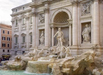 La fontaine de Trevi à Rome en Italie