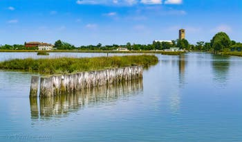 Die Insel Torcello in der nördlichen Lagune von Venedig