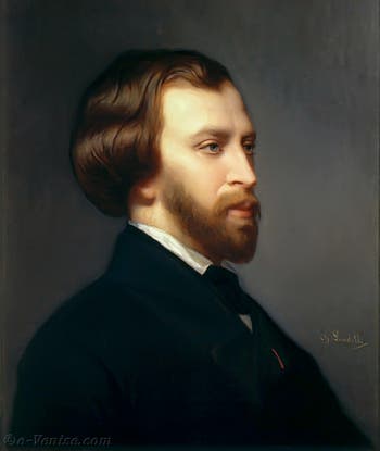 Portrait de l'écrivain Alfred de Musset
