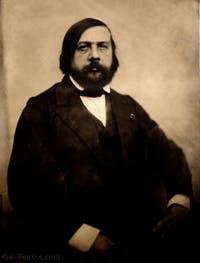 Théophile Gautier, photographie de Nadar en 1855