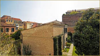 La vue sur les jardins du Palazzo Andrea Vendramin