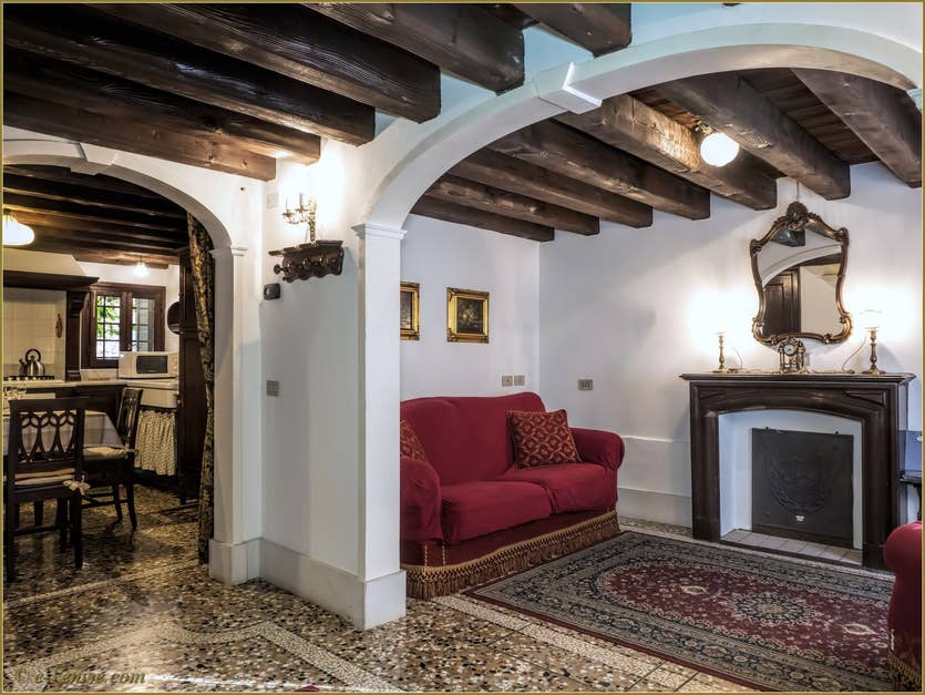 Location Maison à Venise, Ca' Marin Garzoti, le salon