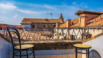 Cerchieri Terrasse location à Venise : La terrasse et sa vue sur les toits de Venise