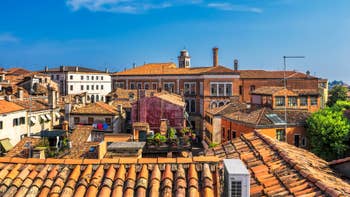 Cerchieri Terrasse location à Venise : L'une des vues sur les toits de Venise