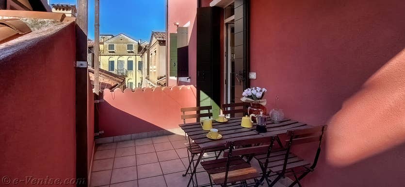 Location Fenice Terrasse à Venise