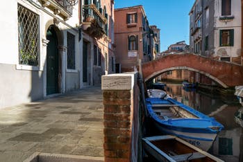 La Fondamenta, le Rio et le pont Sant' Andrea à Venise