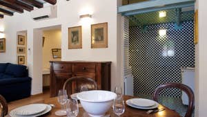 Le Salon Salle à Manger de la Cristie Terrasse, dans le sestier du Castello à Venise.
