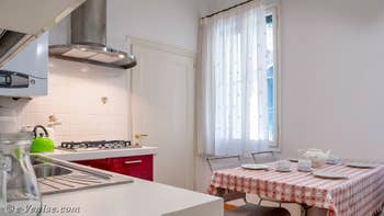 La cuisine de Goldoni Vista, dans le Sestier de Saint-Marc à Venise.