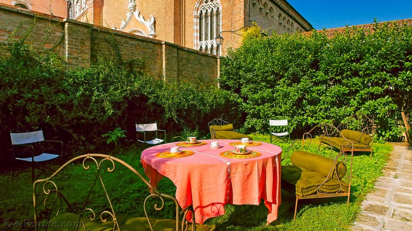 Location Jardin de l'Orto à Venise, le jardin privé