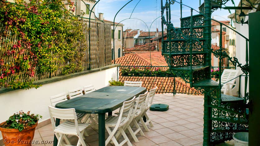 Location Orio Boldo Terrasses à Venise, la vue et les terrasses