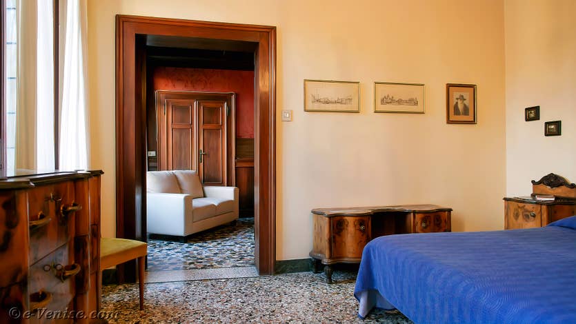 Location Orio Boldo Terrasses à Venise, la première chambre