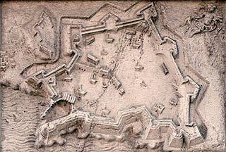 Plan de la Ville fortifiée de Candie en Crète