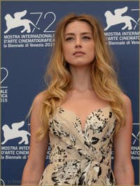 Amber Heard à la Mostra de Venise, le Festival du Cinéma de Venise 2015