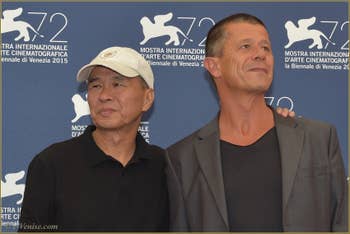 Hou Hsiao Hsien et Emmanuel Carrere à la Mostra de Venise, le Festival du Cinéma de Venise 2015