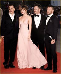 Johnny Depp et Dakota Johnson à la Mostra de Venise, le Festival du Cinéma de Venise 2015