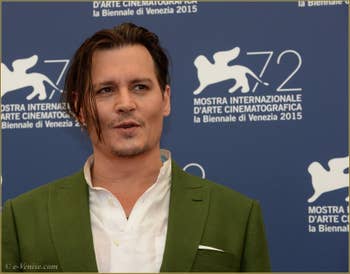 Johnny Depp à la Mostra de Venise, le Festival du Cinéma de Venise 2015