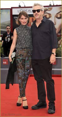 Sheherazade Goldsmith et Alfonso Cuaron à la Mostra de Venise, le Festival du Cinéma de Venise 2015