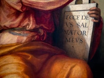 Fra Bartolomeo, le prophète Isaïe, huile sur bois, 1514-1516, Galerie de l'Accadémia à Florence en Italie