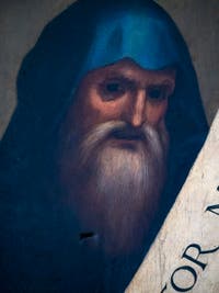 Fra Bartolomeo, le prophète Job, huile sur bois, 1514-1516, Galerie de l'Accadémia à Florence en Italie