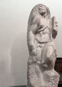 Michel-Ange Buonarroti, saint Matthieu, sculpture en marbre, 1505-1506, Galerie de l'Accademia, Florence Italie