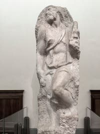 Michel-Ange Buonarroti, saint Matthieu, sculpture en marbre, 1505-1506, Galerie de l'Accademia, Florence Italie