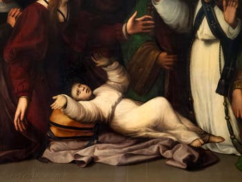 Ridolfo del Ghirlandaio, saint Zénobe ressuscite un jeune homme, huile sur bois, 1516, Galerie de l'Accadémia à Florence en Italie