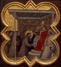 Taddeo Gaddi, Histoire de la vie du Christ et de saint François d'Assise, détrempe sur bois, 1335-1340, Galerie de l'Accademia à Florence Italie