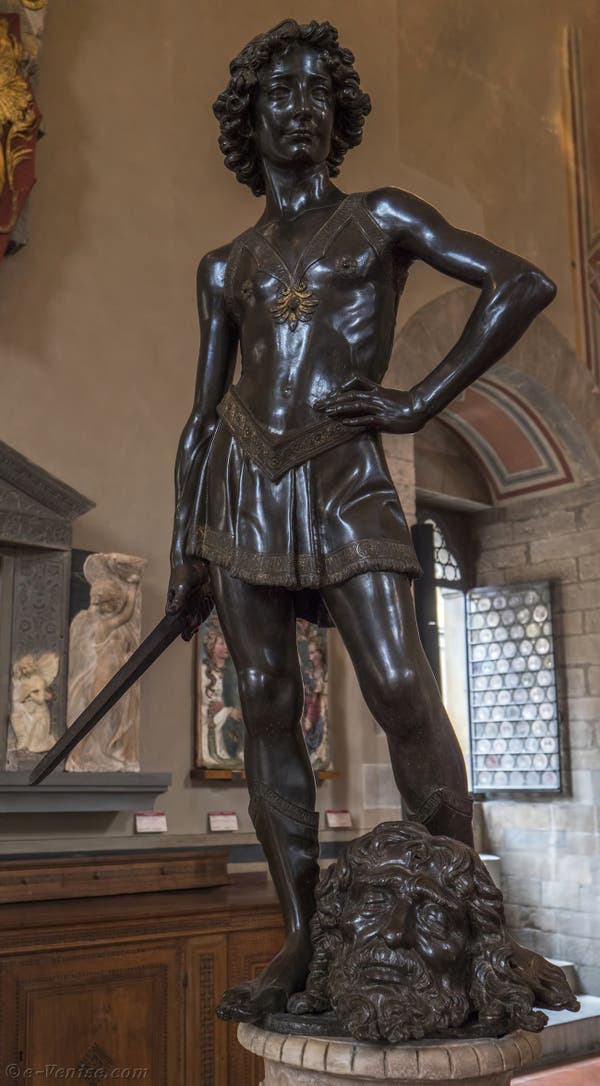 Andrea del Verrocchio Sculpture David Bargello Florence