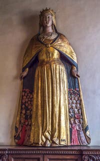 Art d'Ombrie et des Marches, Vierge de la Miséricorde, XVe siècle, Musée du Bargello à Florence Italie