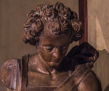 Art Allemand, Archange Michel, XVe siècle, Musée du Bargello à Florence Italie