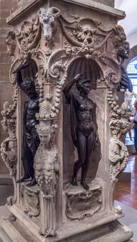 Benvenuto Cellini, Jupiter et Minerve, 1553, Musée du Bargello à Florence Italie