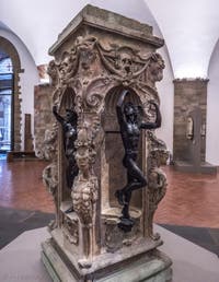 Benvenuto Cellini, Mercure et Minerve, 1553, Musée du Bargello à Florence Italie