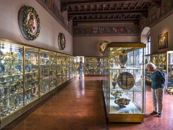 Salle des Faïences du Musée du Bargello à Florence Italie