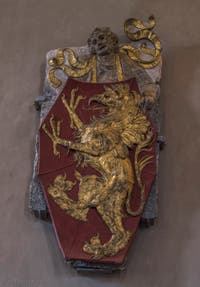 Donatello, Blason aux armes de la famille Martelli, 1455, Musée du Bargello à Florence Italie