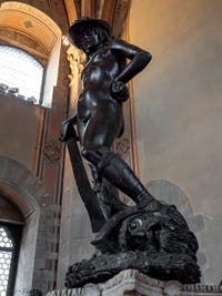 Donatello, David, statue en bronze, musée du Bargello à Florence