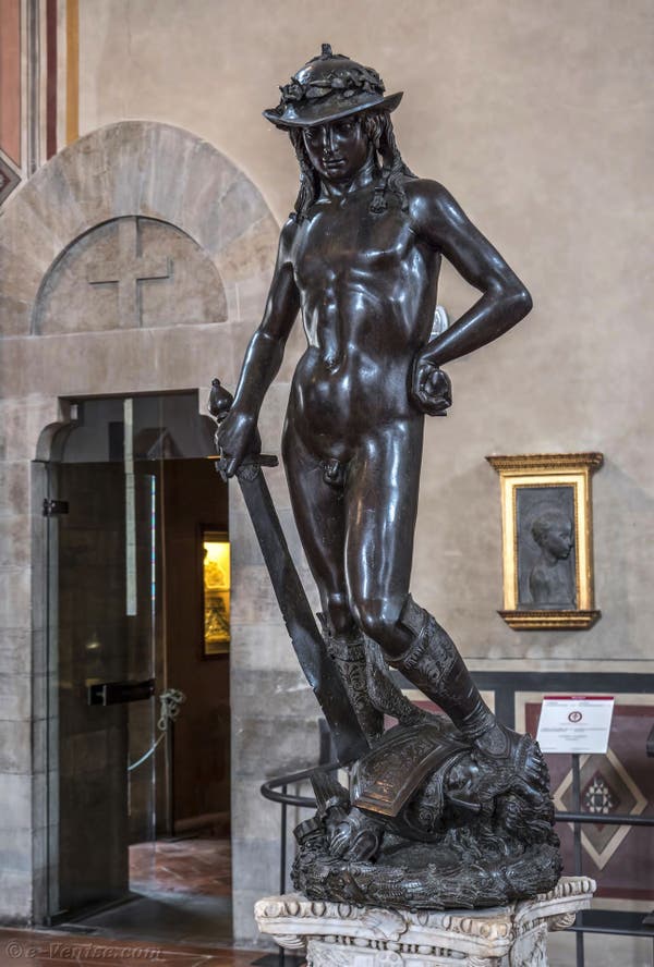 Le David de Donatello au Musée du Bargello à Florence