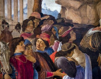 Botticelli, Adoration des Mages, 1475-1477, Galerie Offices Uffizi, Florence Italie