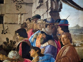 Botticelli, Adoration des Mages, 1475-1477, Galerie Offices Uffizi, Florence Italie