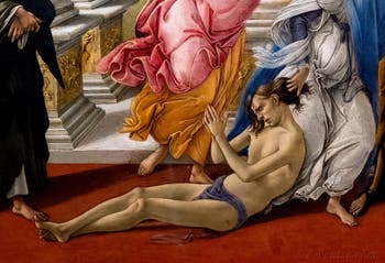 Sandro Botticelli, La Calomnie, 1495-1497, Galerie Offices Uffizi, Florence Italie