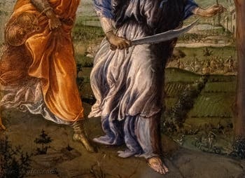 Sandro Botticelli, Le retour de Judith du camp ennemi à Béthulie, 1470, Galerie Offices Uffizi, Florence Italie