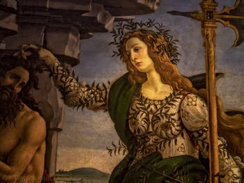 Sandro Botticelli, Pallas et le Centaure, 1482, Galerie Offices Uffizi, Florence Italie