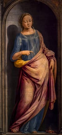 Fra Bartolomeo, Porzia, 1495, Galerie des Offices Uffizi à Florence en Italie