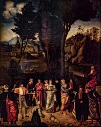 Giorgione, Le jugement de Salomon, 1496-1506, Galerie Offices Uffizi, Florence Italie