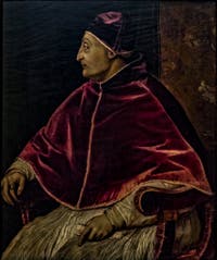 Le Titien, Portrait du Pape Sixte IV, 1540-1545, Galerie Offices Uffizi, Florence Italie