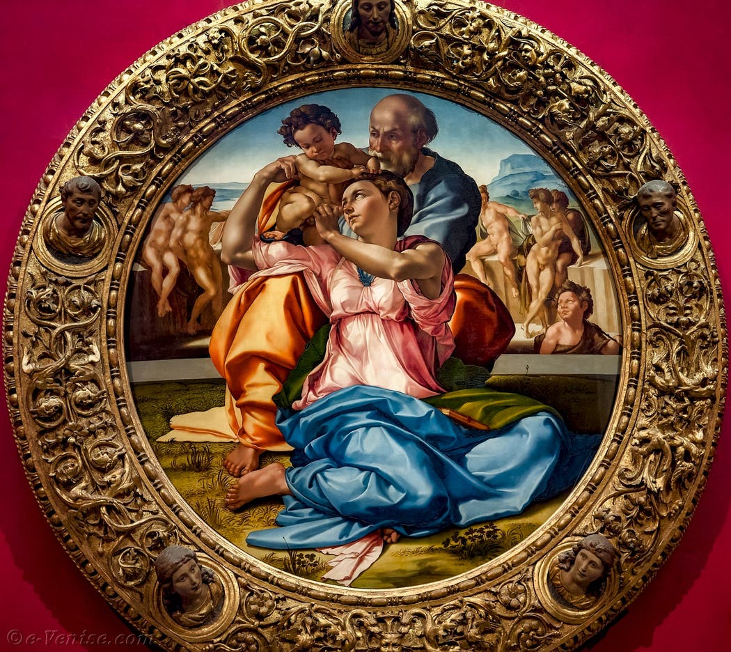 MichelAnge Sainte Famille Doni Offices Florence Page 1