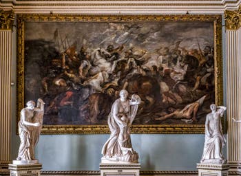 Pierre Paul Rubens, Le roi Henry IV à la bataille d'Ivry, 1627-1630, Galerie Offices Uffizi, Florence Italie