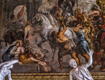 Pierre Paul Rubens, Entrée triomphale du roi Henry IV à Paris, 1627-1630, Galerie Offices Uffizi, Florence Italie